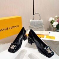 Louis Vuitton Women LV Shake Pump Black Patent Calf Leather (7)