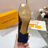 Louis Vuitton Women LV Shake Pump Brown Monogram Flower Canvas 5.5 CM Heel (8)