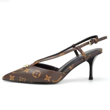 Louis Vuitton Women LV Stellar Slingback Pump Brown Monogram Canvas