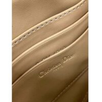 Dior CD Women Saddle Rodeo Pouch Biscuit Goatskin