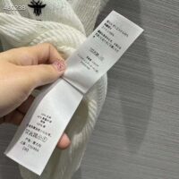 Dior Women CD Tank Top White Technical Linen Knit (6)