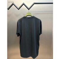 Gucci Men GG Cotton Jersey T-Shirt Print Black Crewneck Short Sleeves (5)