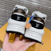 Louis Vuitton LV Unisex Run 55 Sneaker White Mix Materials 1AASDF (4)