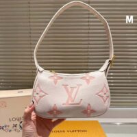 Louis Vuitton LV Women Mini Moon Pink Monogram Cowhide Leather M24108 (7)