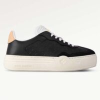 Louis Vuitton Unisex LV Groovy Platform Sneaker Black Monogram Calf Leather 1ACHH0 (10)