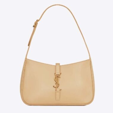 Saint Laurent YSL Women LE 5 À 7 Smooth Leather Beige Calfskin