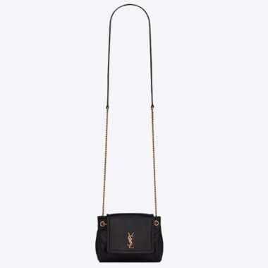 Saint Laurent YSL Women Mini Nolita Lambskin Black