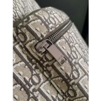 Dior Unisex CD Rider Backpack Khaki Dior Oblique Jacquard (9)