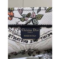 Dior Unisex Large Dior Book Tote Ecru Multicolor 4 Saisons Automne Soleil Embroidery (1)