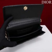 Dior Women CD My Dior Mini Bag Black Cannage Lambskin (10)