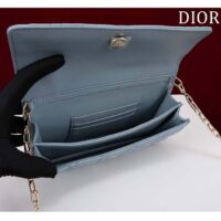 Dior Women CD My Dior Mini Bag Cloud Blue Cannage Lambskin (1)