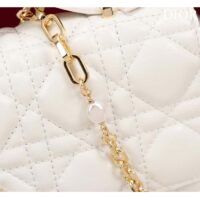 Dior Women CD My Dior Mini Bag Latte Cannage Lambskin (6)