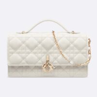 Dior Women CD My Dior Mini Bag Latte Cannage Lambskin (6)