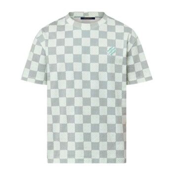 Louis Vuitton LV Men Printed Short-Sleeved Cotton T-Shirt Regular Fit 1AFR22