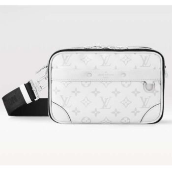 Louis Vuitton LV Unisex Alpha Messenger White Monogram Coated Canvas M31069