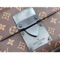 Louis Vuitton LV Unisex S Lock Messenger Monogram Macassar Coated Canvas M45806 (5)