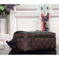 Louis Vuitton LV Unisex S Lock Messenger Monogram Macassar Coated Canvas M45806 (5)