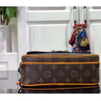 Louis Vuitton LV Unisex S Lock Messenger Radiant Sun Monogram Macassar Coated Canvas M46688 (9)