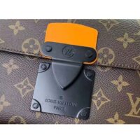 Louis Vuitton LV Unisex S Lock Messenger Radiant Sun Monogram Macassar Coated Canvas M46688 (9)