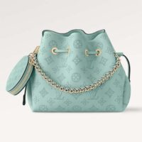 Louis Vuitton LV Women Flight Mode Bella Mineral Blue Perforated Mahina Calfskin M25147 (8)