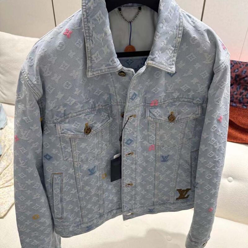 Louis Vuitton Men Monogram Denim Jacket 1AFPTF