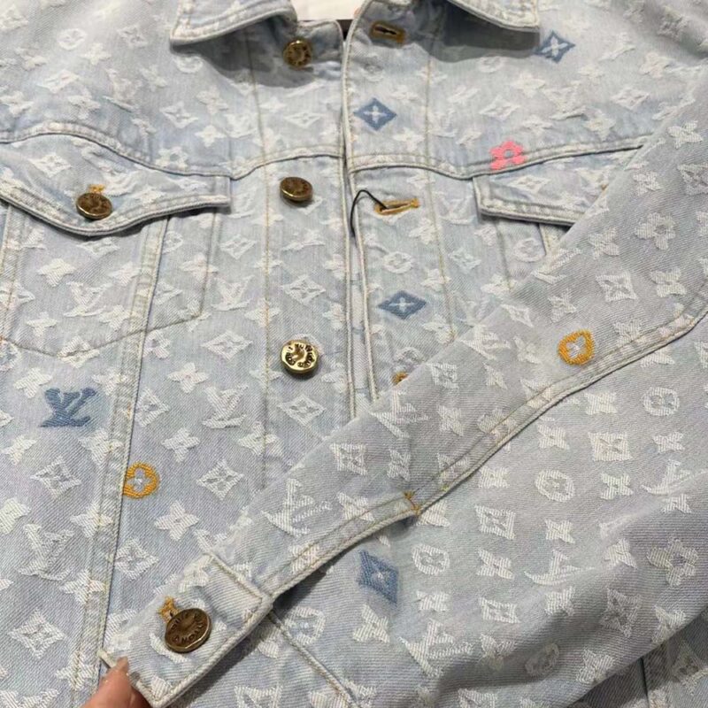 Louis Vuitton Men Monogram Denim Jacket 1AFPTF