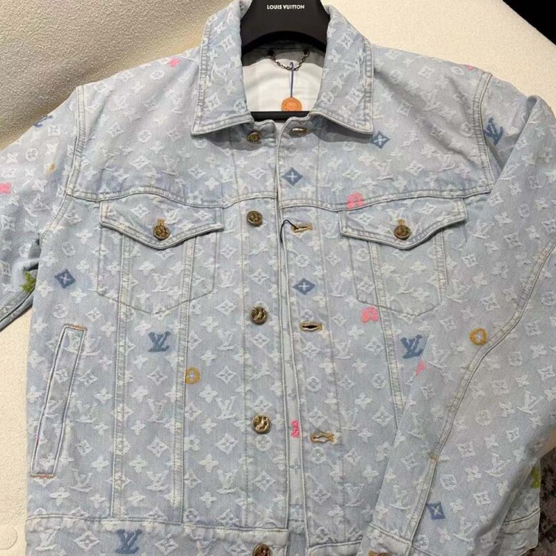 Louis Vuitton Men Monogram Denim Jacket 1AFPTF