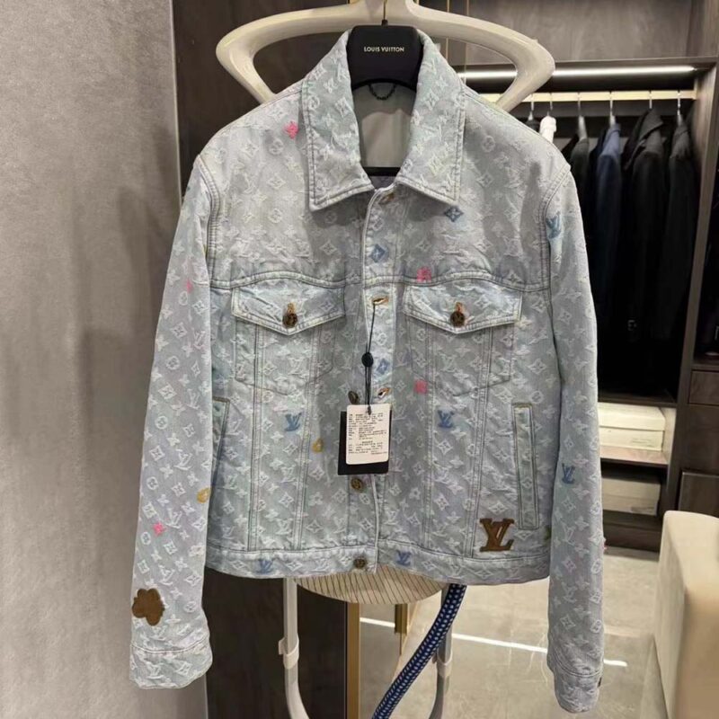 Louis Vuitton Men Monogram Denim Jacket 1AFPTF