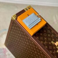 Louis Vuitton Unisex LV Charms Card Holder Olympe Blue Monogram Supple Cowhide Leather M83585 (3)