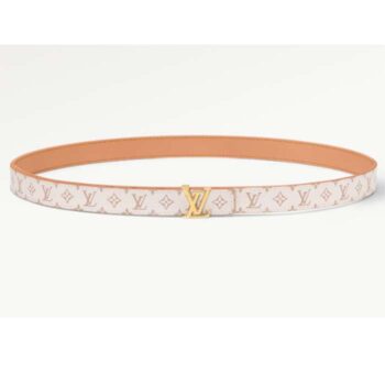 Louis Vuitton Unisex LV Iconic 20 MM Reversible Belt Monogram Dune Canvas M8495U