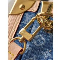 Louis Vuitton Unisex LV Petite Valise Denim Bleu S-Lock Closure M24161 (3)