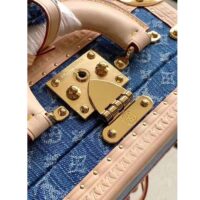 Louis Vuitton Unisex LV Petite Valise Denim Bleu S-Lock Closure M24161 (3)