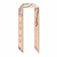 Louis Vuitton Unisex LV Ultimate Monogram BB Bandeau Dune Silk Inkjet Print M79588 (3)