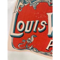 Louis Vuitton Women Flight Mode LV Travel Stamp T-Shirt Cotton White 1AFN04 (6)