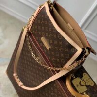 Louis Vuitton Women LV Dauphine Soft GM Brown Monogram Coated Canvas M47149 (8)