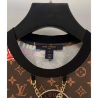 Louis Vuitton Women LV Flight Mode Elysee Palace T-Shirt Cotton Dark Brown 1A (2)