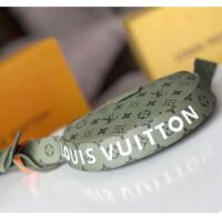 Louis Vuitton Women LV Moon Crossbody Khaki Green Vermillion Red Monogram Canvas M23838 (5)