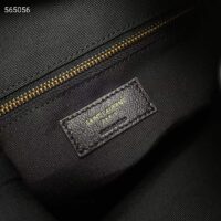 Saint Laurent YSL Women Joe Backpack Lambskin Black Leather (9)