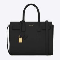 Saint Laurent YSL Women Sac De Jour Baby Smooth Leather Calfskin Leather Brass (5)