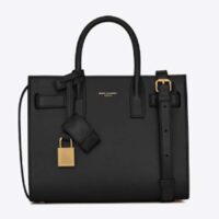 Saint Laurent YSL Women Sac De Jour Nano Smooth Leather Calfskin Leather Brass (9)