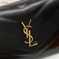 Saint Laurent YSL Women Toy Loulou Quilted Leather Black Calfskin Leather Gold (9)