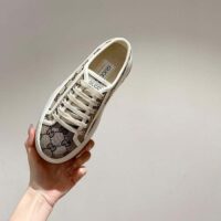 Gucci Unisex GG Sneaker Beige Ebony Original GG Canvas Low Heel (10)