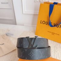 Louis Vuitton Unisex LV Initiales 40 MM Reversible Belt Monogram Canvas Calf Leather M9043U (9)