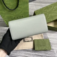 Gucci Unisex Continental Wallet with Gucci Script 7726380OP0N1440 (1)