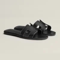 Hermes Women Oran Sandal-Black H021056Zv01380 (1)