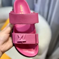 Louis Vuitton LV Unisex LV Sunset Flat Comfort Sandal-Pink 1AD1KV (1)