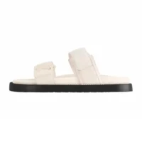 Louis Vuitton LV Unisex LV Sunset Flat Comfort Sandal-White 1AD1LB (1)