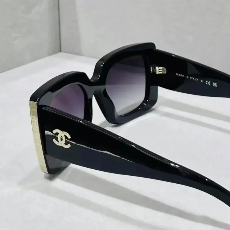 Chanel Women Rectangle Sunglasses Black Gold A71377X08101S221653SOCCI