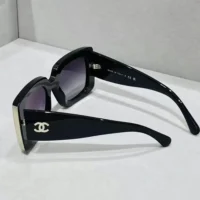 Chanel Women Rectangle Sunglasses Black Gold A71377X08101S221653SOCCI (1)