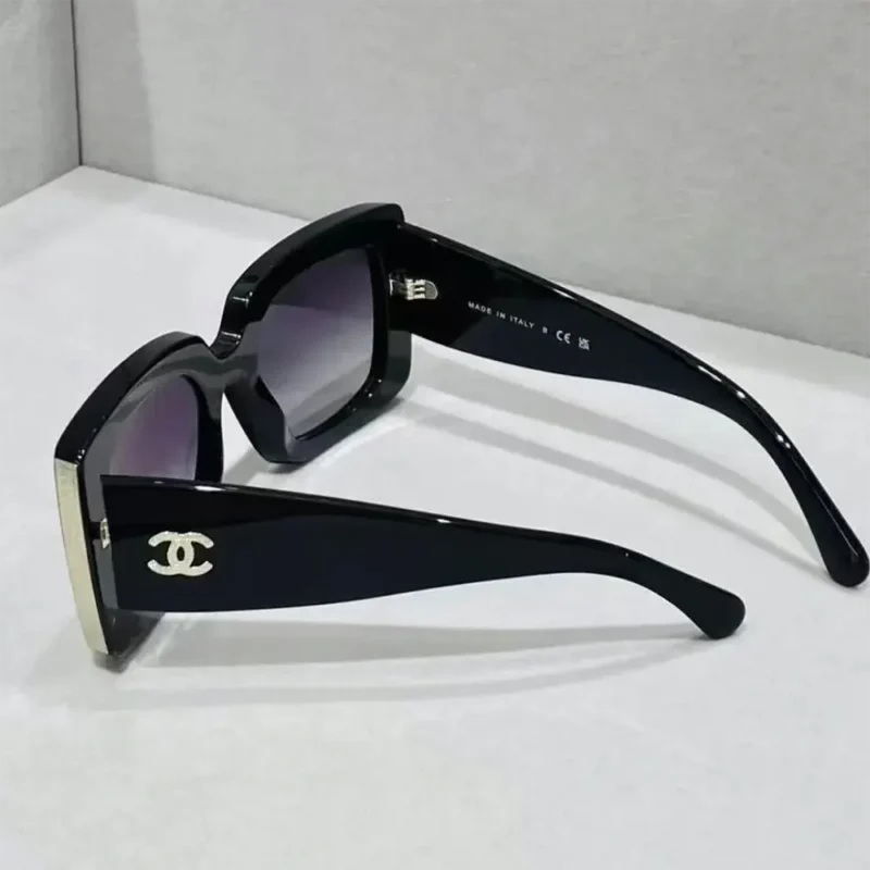 Chanel Women Rectangle Sunglasses Black Gold A71377X08101S221653SOCCI